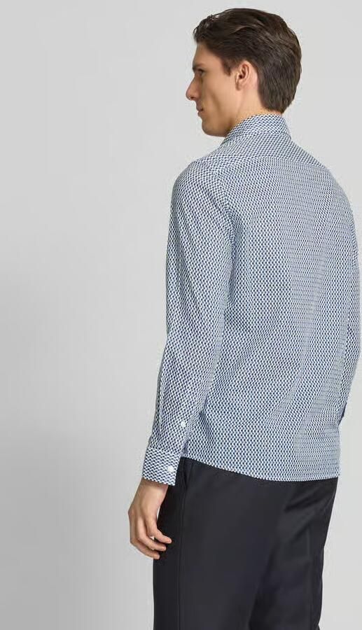 Marc O'Polo Shaped fit vrijetijdsoverhemd met fijn all-over motief