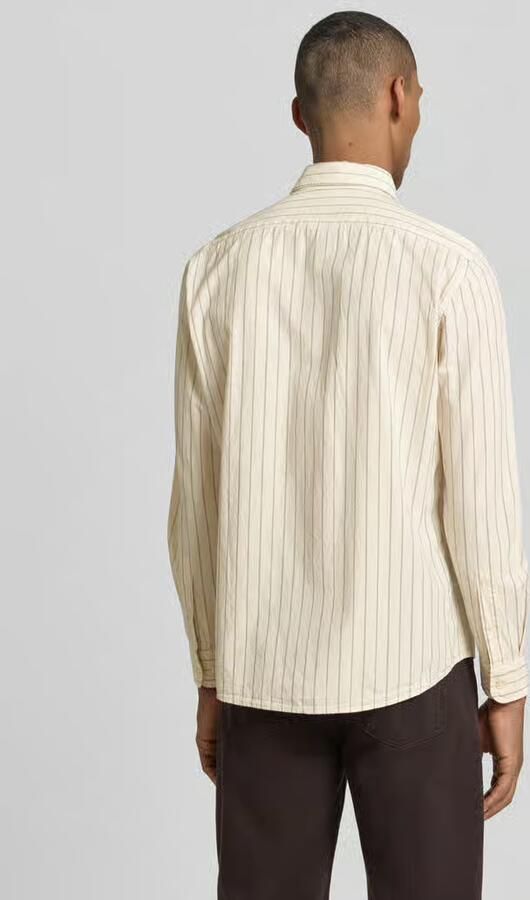 Marc O'Polo shaped fit vrijetijdsoverhemd van katoenmix - Foto 3