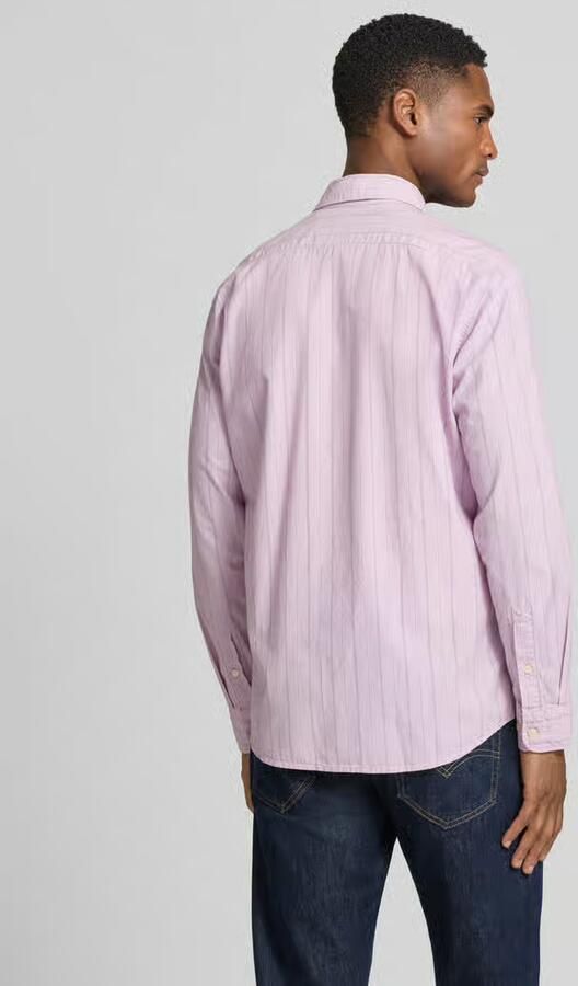 Marc O'Polo shaped fit vrijetijdsoverhemd van katoenmix