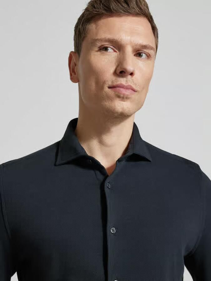 Marc O'Polo Shaped fit vrijetijdsoverhemd van puur katoen