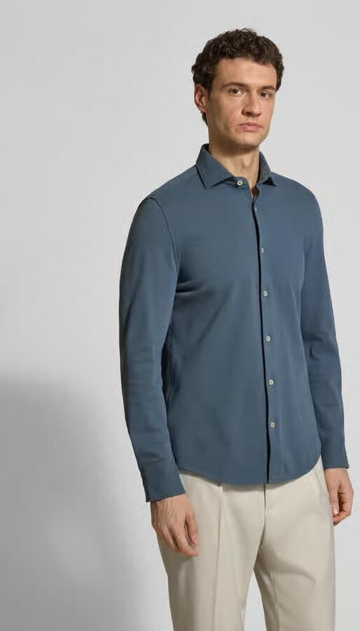 Marc O'Polo Shaped fit vrijetijdsoverhemd van puur katoen - Foto 3