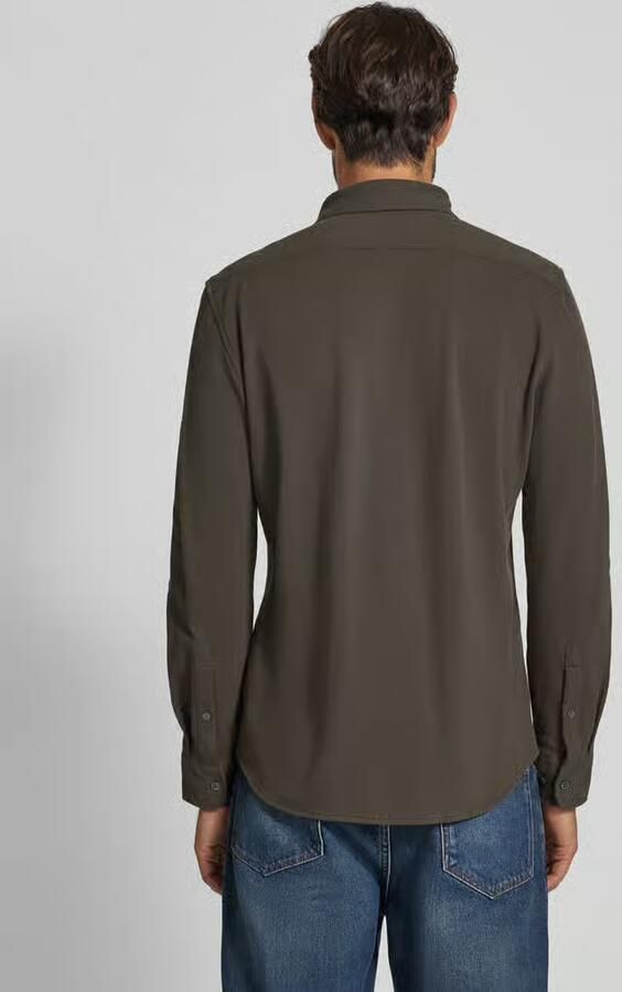 Marc O'Polo Shaped fit vrijetijdsoverhemd van puur katoen
