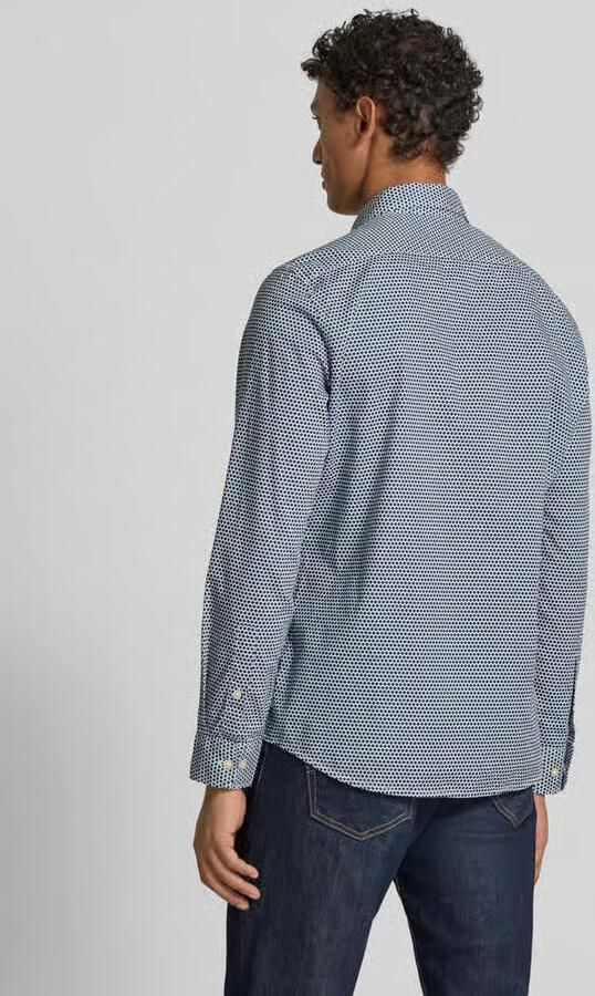 Marc O'Polo Shaped fit vrijetijdsoverhemd van puur katoen