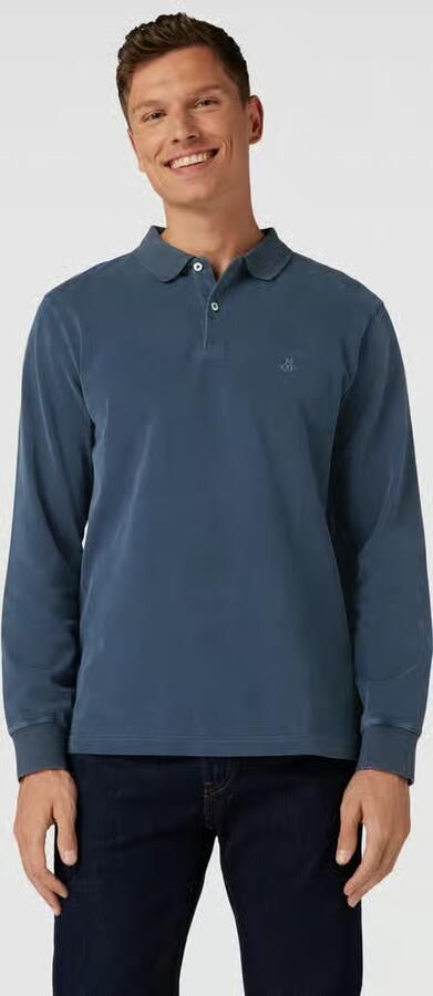 Marc O'Polo shirt met lange mouwen in een reguliere pasvorm Blue Heren - Foto 8