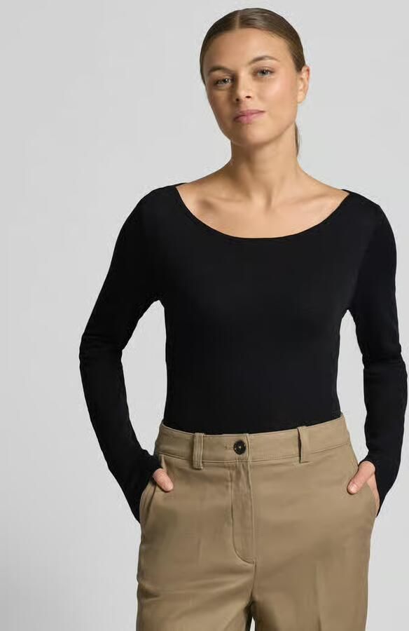 Marc O'Polo Shirt met lange mouwen van biologisch katoen - Foto 2
