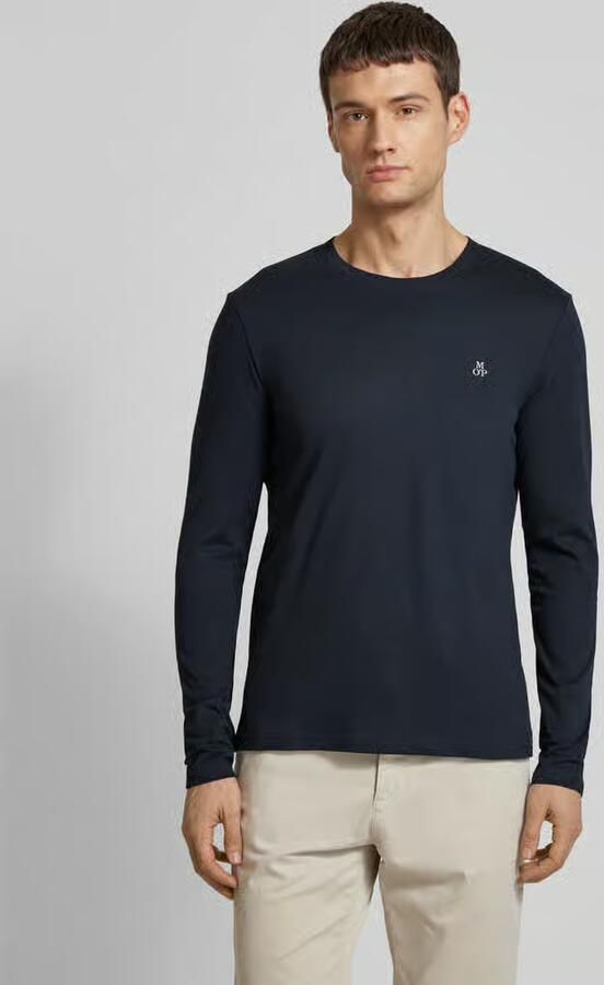 Marc O'Polo Marc &O&amp;amp;amp;amp;#39;Polo; Long Sleeve T-Shirt Navy Blauw Heren - Foto 9