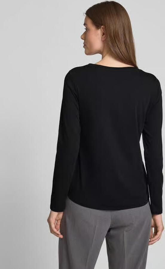 Marc O'Polo Shirt met lange mouwen van katoen met logodetail