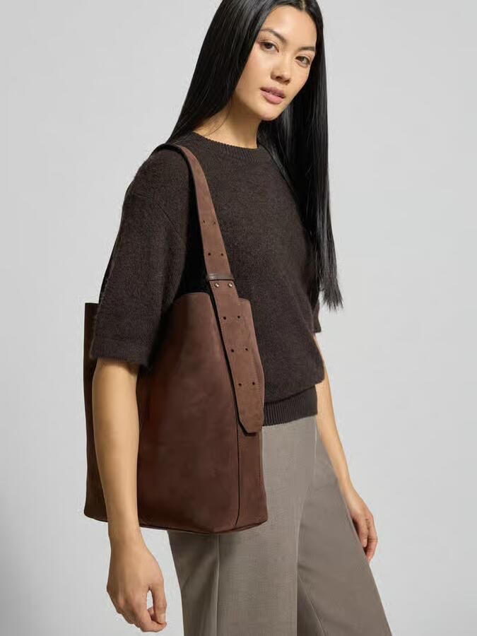 Marc O'Polo Shopper van echt kalfsleer model 'ARINA' - Foto 2