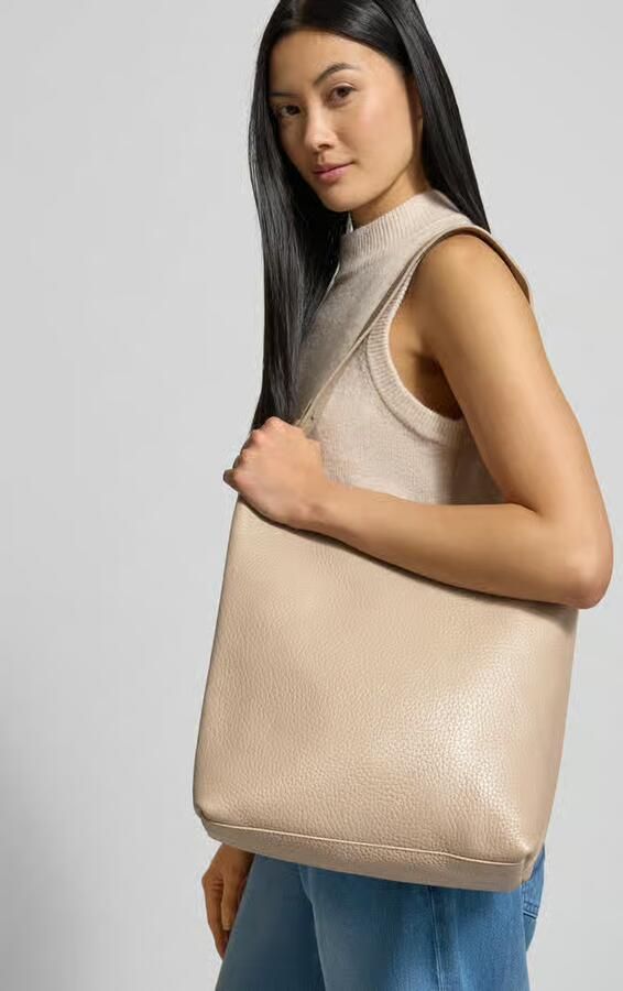 Marc O'Polo Shopper van echt runderleer model 'BRINJA'