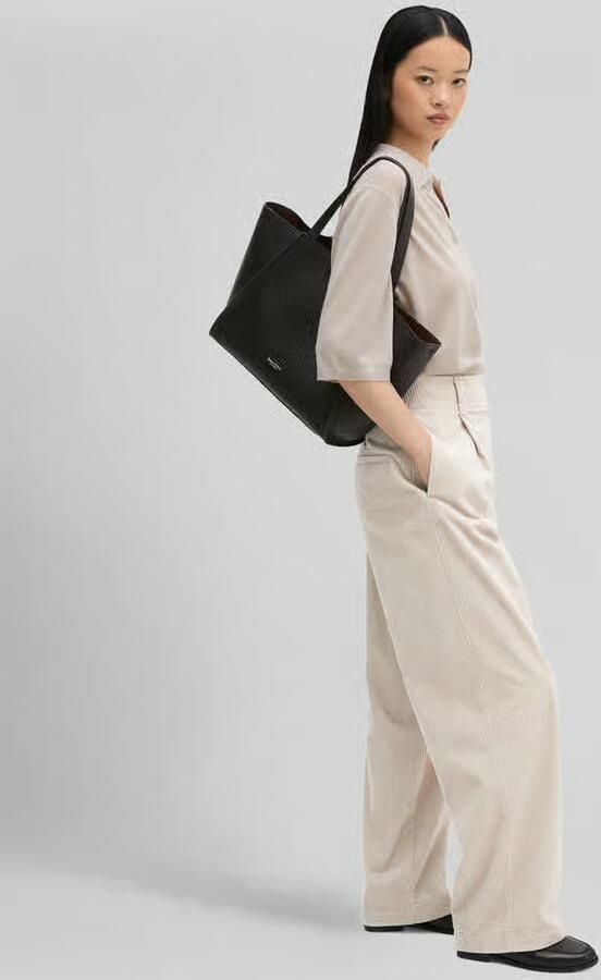 Marc O'Polo Shopper van runder nappa met logohanger - Foto 2