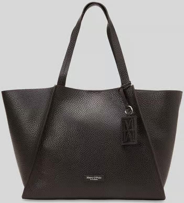 Marc O'Polo Shopper van runder nappa met logohanger