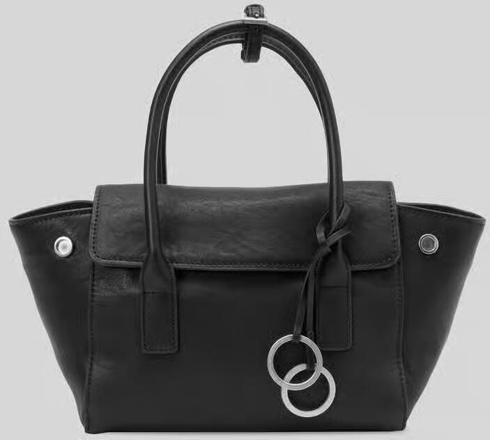 Marc O'Polo Shopper van rundleer met ritsvak