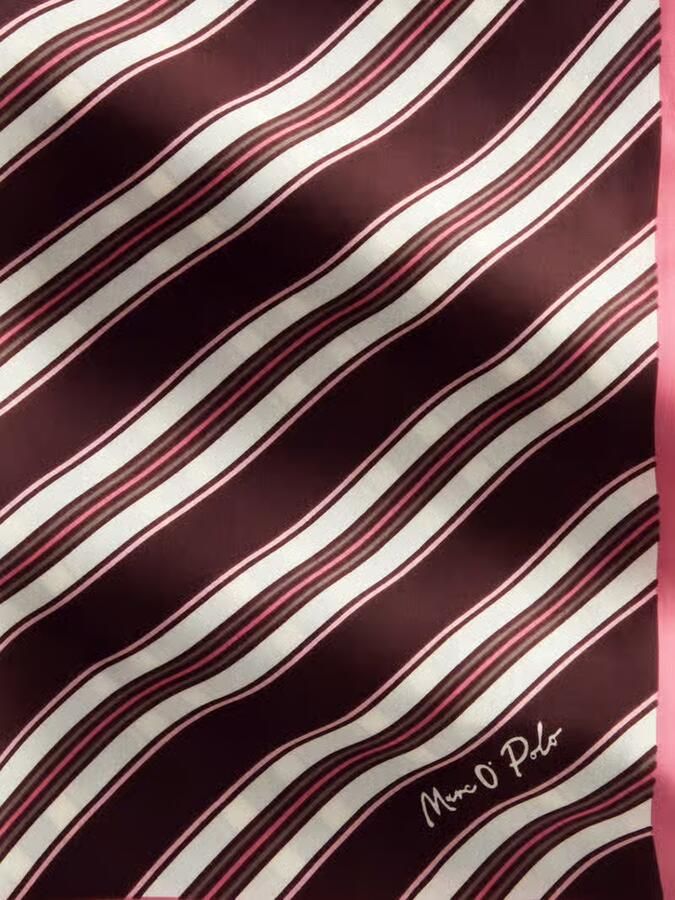 Marc O'Polo Sjaal in satijnlook van mix van viscose en modal