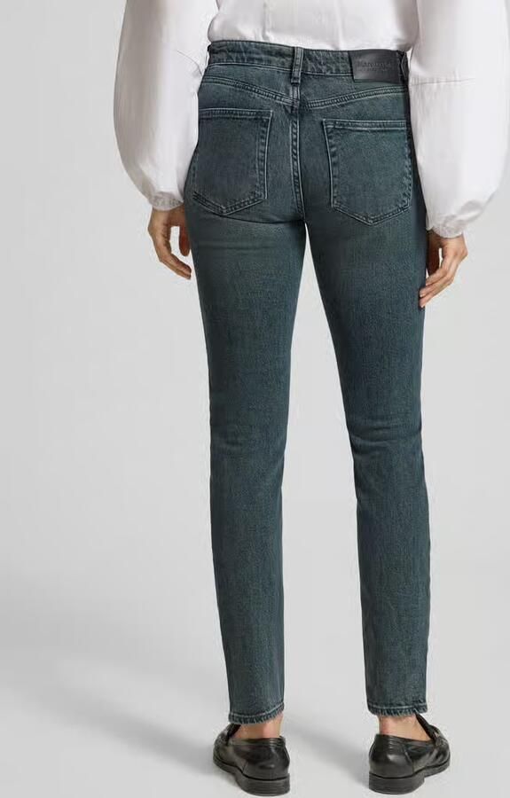 Marc O'Polo skinny fit jeans met used-wassing - Foto 3