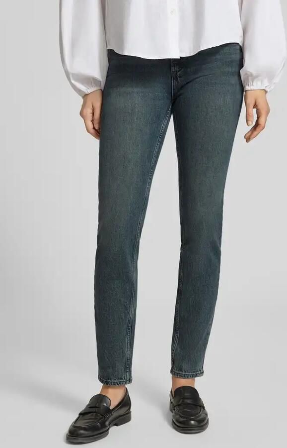 Marc O'Polo skinny fit jeans met used-wassing - Foto 2