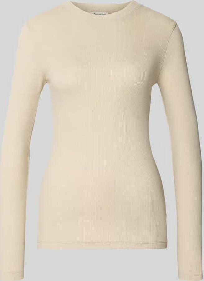 Marc O'Polo Slim fit longsleeve van katoenmix - Foto 2