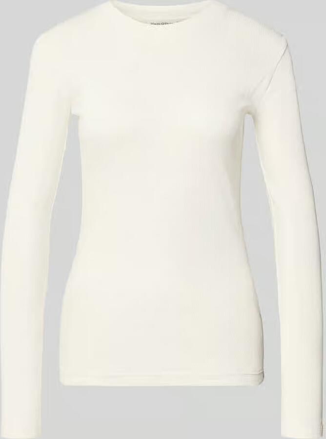 Marc O'Polo Slim fit longsleeve van katoenmix - Foto 2