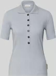 Marc O'Polo Slim fit Poloshirt van Mix van katoen en modal