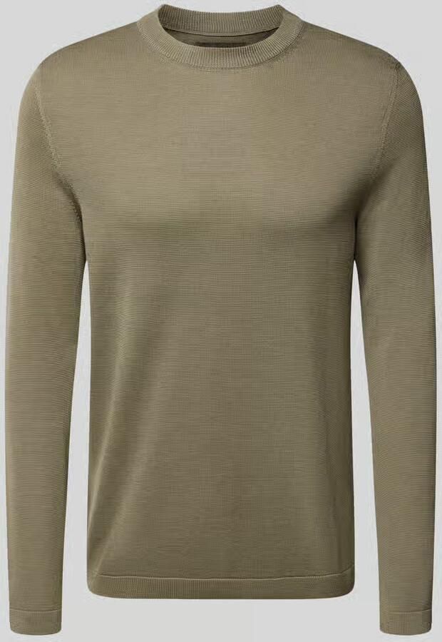 Marc O'Polo slim fit pullover van puur katoen × DFB Travel collectie - Foto 2