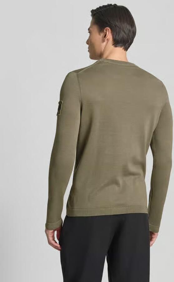 Marc O'Polo slim fit pullover van puur katoen × DFB Travel collectie - Foto 2