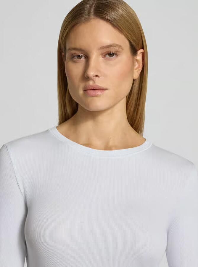 Marc O'Polo Slim fit shirt met lange mouwen van lyocellmix