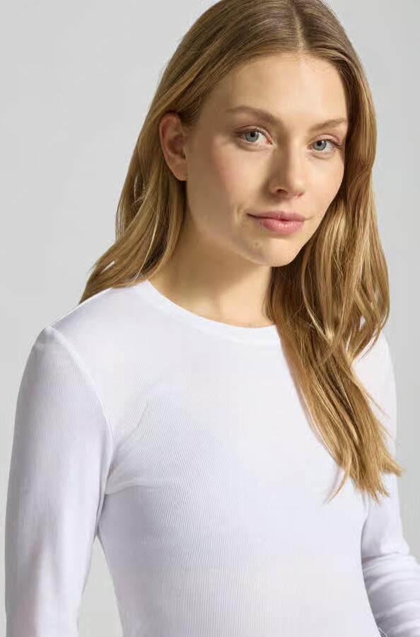 Marc O'Polo Slim fit shirt met lange mouwen van lyocellmix