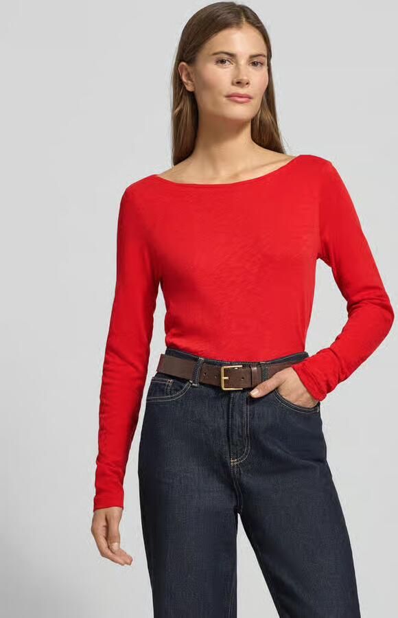 Marc O'Polo Slim fit shirt met lange mouwen van puur katoen - Foto 2