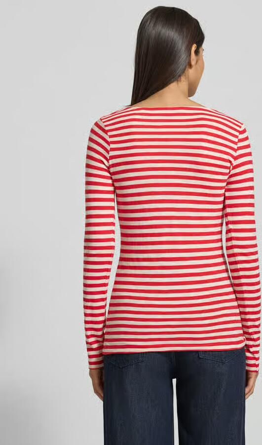Marc O'Polo Slim fit shirt met lange mouwen van puur katoen