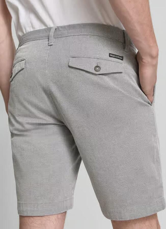 Marc O'Polo Slim fit short van katoenmix model 'SALO'