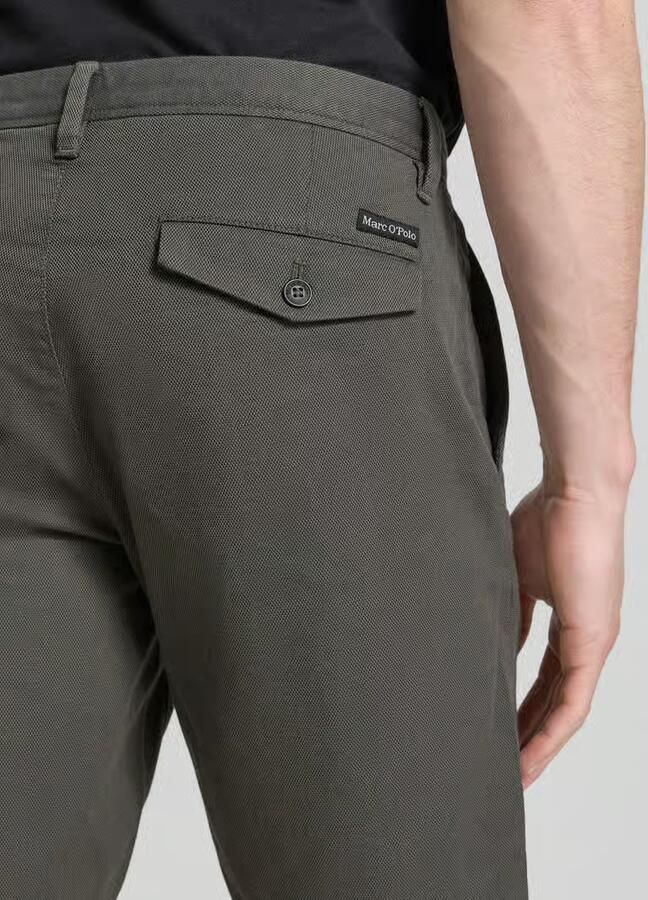 Marc O'Polo Slim fit short van katoenmix model 'SALO'