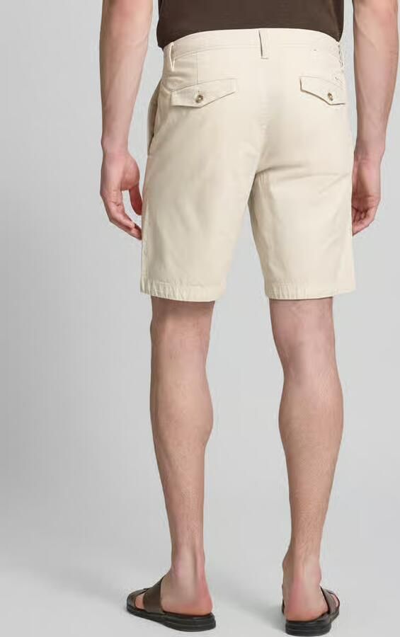 Marc O'Polo Slim fit short van katoenmix model 'SALO'