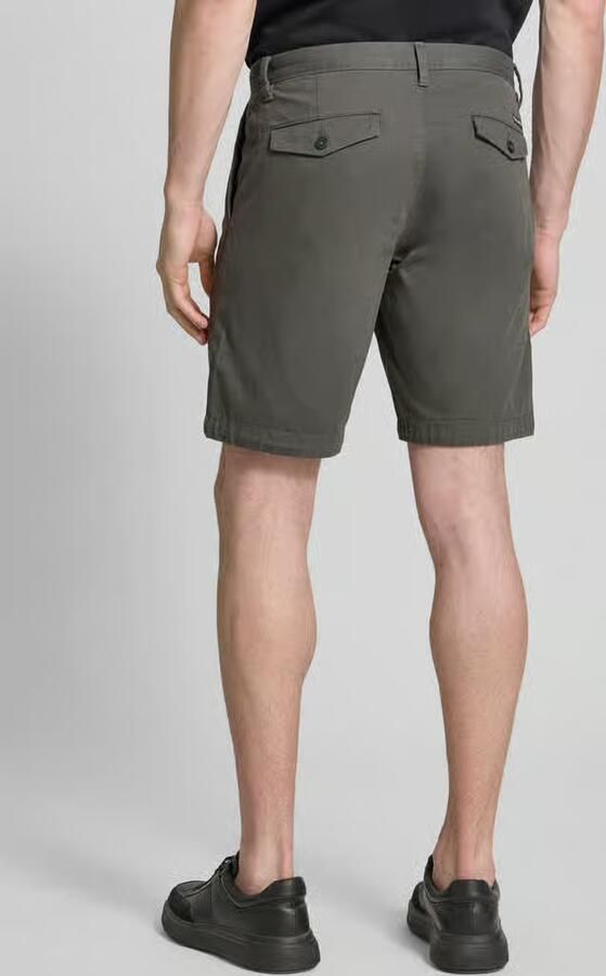Marc O'Polo Slim fit short van katoenmix model 'SALO'