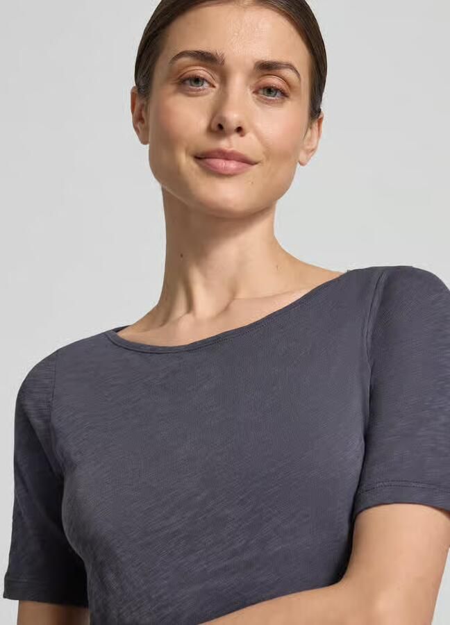 Marc O'Polo Slim Fit T-shirt van puur katoen