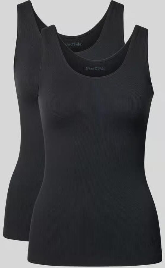 Marc O'Polo Slim fit tank top van modalmix in set van 2