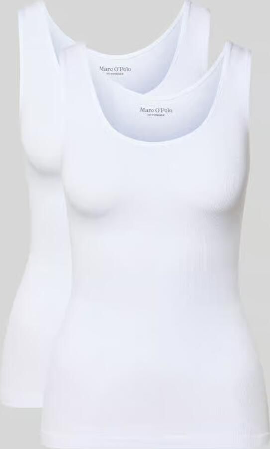 Marc O'Polo Slim fit tank top van modalmix in set van 2