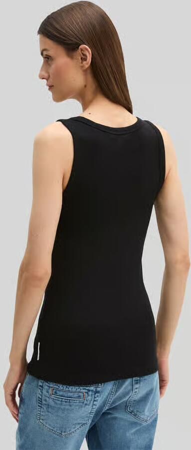 Marc O'Polo Slim fit tanktop van katoenmix - Foto 3