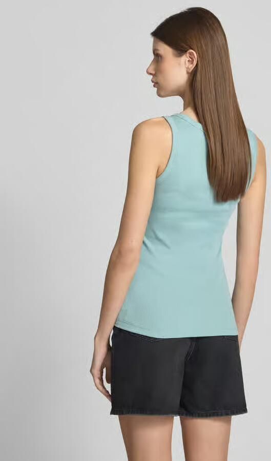Marc O'Polo Slim fit tanktop van katoenmix