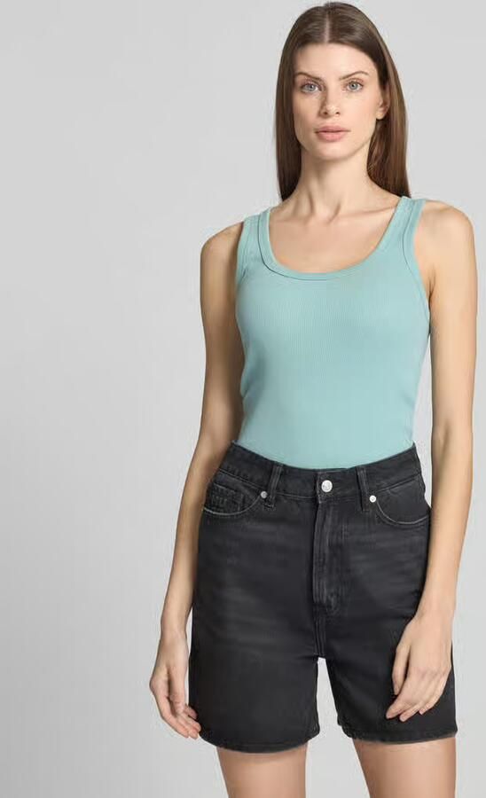 Marc O'Polo Slim fit tanktop van katoenmix - Foto 2