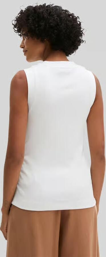 Marc O'Polo slim fit top van katoenmix