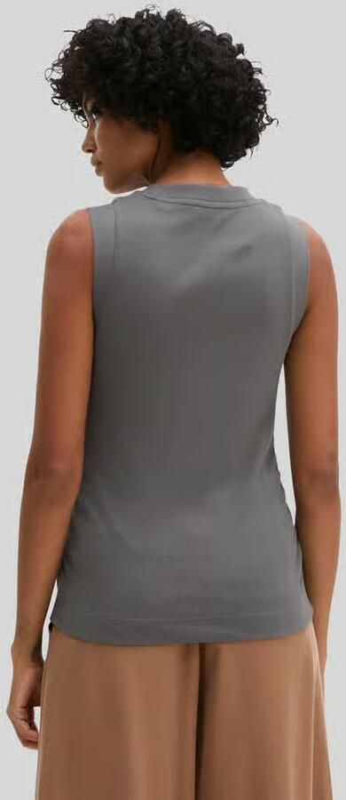 Marc O'Polo slim fit top van katoenmix