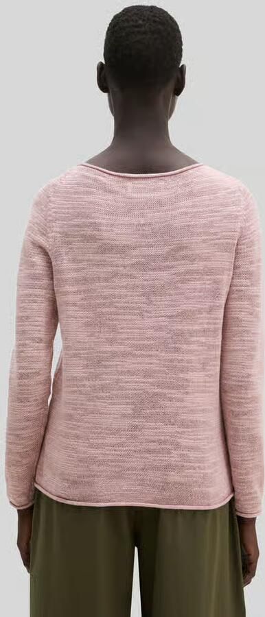 Marc O'Polo slim fit trui van mix van katoen en linnen
