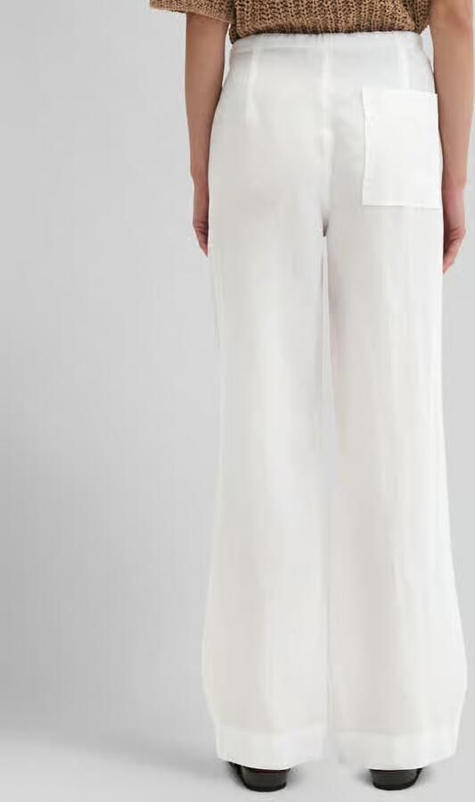 Marc O'Polo straight fit linnen broek van puur linnen