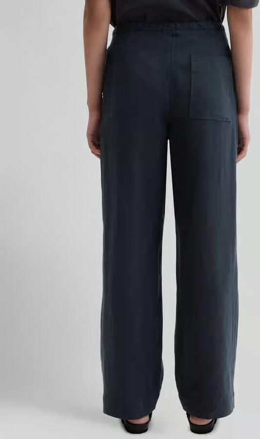Marc O'Polo straight fit linnen broek van puur linnen - Foto 3