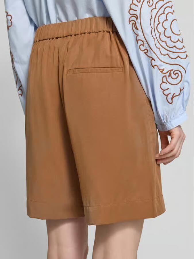 Marc O'Polo straight fit short en met linnen en viscose
