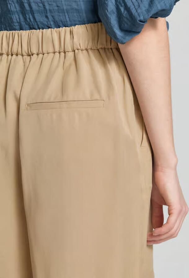 Marc O'Polo straight fit short en met linnen en viscose