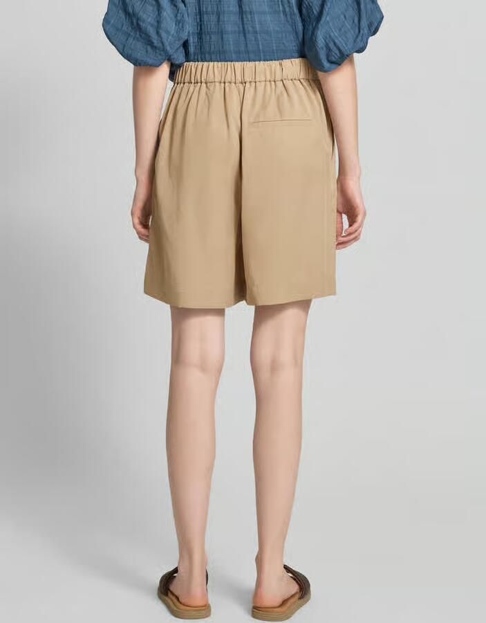 Marc O'Polo straight fit short en met linnen en viscose