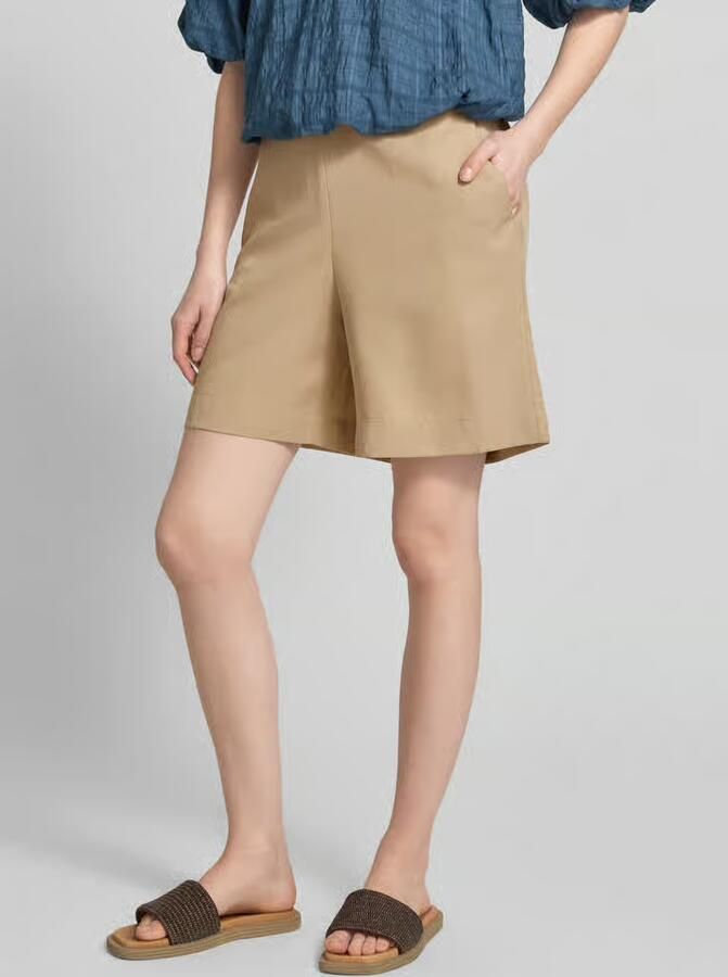 Marc O'Polo straight fit short en met linnen en viscose - Foto 3