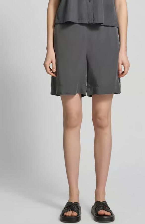 Marc O'Polo straight fit short en met linnen en viscose - Foto 3