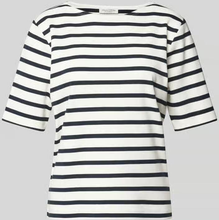 Marc O'Polo Sweatshirt met halflange mouwen