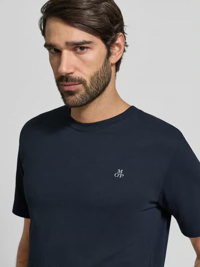 Marc O'Polo T-shirt Logo-T-shirt van bio-katoen - Foto 5